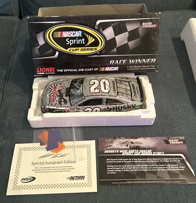 HUSKY TOOLS MATT KENSETH 2013 #20 INICIO 500 NUEVO HAMPSHIRE 1/24 autografiado Foto 1 de 4