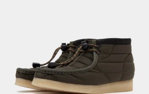 Clarks Originals Wallabee Quilted Boot Khaki-UK 7-New-100% Genuine-RRP £150 - Picture 1 of 7