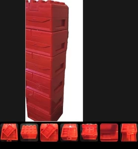 NEU 1x Lego 2011 Elemente roter Stein Aufbewahrungskoffer Schublade Tablett nicht mehr im Handel erhältlich Sammlerstück - Bild 1 von 14