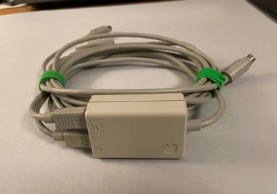 25-футовый кабель Apple LaserWriter и сеть LocalTalk с кабелями и гнездовым адаптером  - Изображение 1 из 4