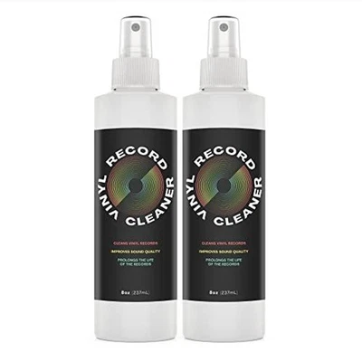 2 Pack Record Cleaning Solution to Remove Dirt & Debris Safely, 8oz Spray Bottle - Image 1 of 4