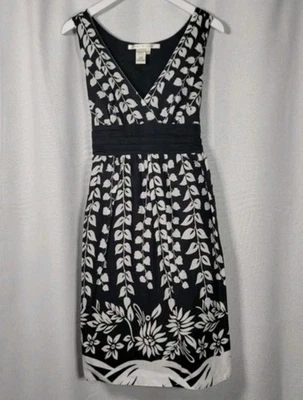 Vestido Max Studio negro sin mangas talla pequeña algodón Foto 1 de 3