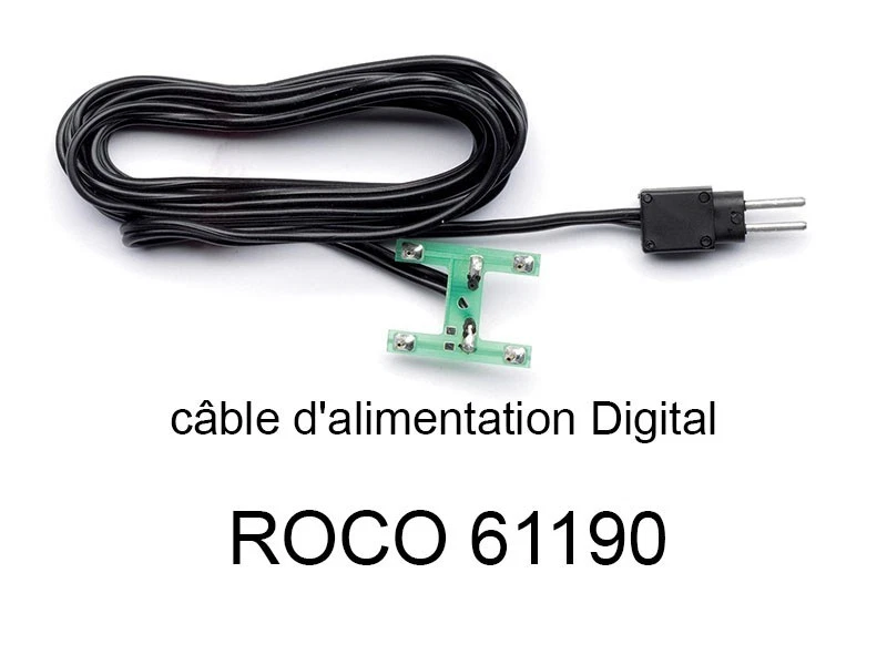 ROCO Connecteur d'alimentation digital voie Geoline HO - ROCO 61190 - Photo 1/1