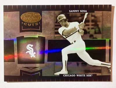 2004 Leaf Certified Cuts #215 SAMMY SOSA /599 White Sox SP - Image 1 of 2