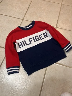 SUÉTER TOMMY HILFIGER BEBÉ NIÑO ROJO MARINO BLANCO TALLA 3T Foto 1 de 4
