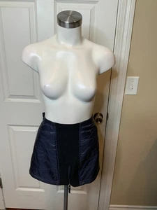 SKHoop Scandanavia Navy Blue Quilted Kari Mini Skirt NWT $129, Size Medium - Picture 1 of 7