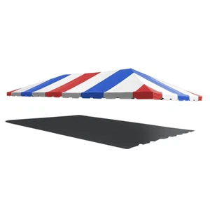 Replacement West Coast Frame Tent Top 20x40 Red White Blue Canopy Event Party - Picture 1 of 1