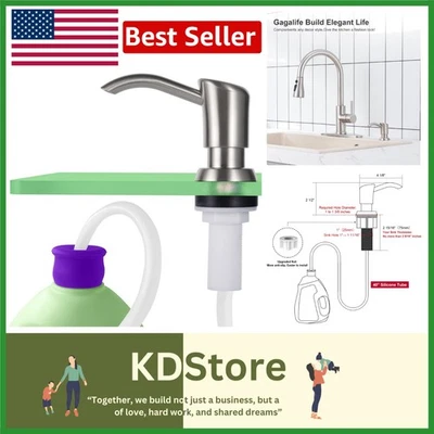 Elegant Built-in Countertop Soap Dispenser with Extension Kit - Image 1 of 4