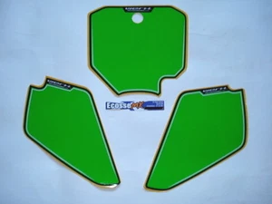 Honda CRF450R 2005-2007 Zahlenhintergrund gelb mit Linien - Bild 1 von 1