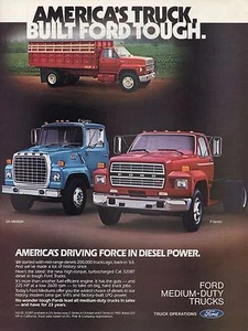 1982 Print Ad of Ford LN700 & F Series Farm Truck America's Truck - Picture 1 of 2