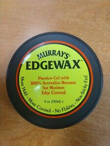 Murrays Edgewax Premium Gel 100% Australian Beeswax No Flakes/Firm Hold 4oz E14B