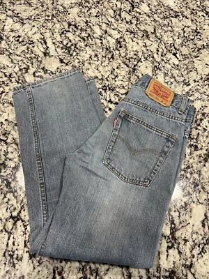 Levi's 550 Relaxed Blue Jeans Youth 12 Reg  26 x 26 - Image 1 of 4