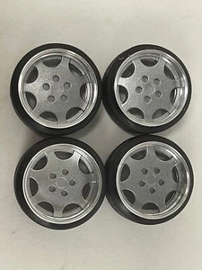 1/18 Wheels set of 4 Porsche C2 16' in Silver  W117A by SD Modelscar tunning - Picture 1 of 6
