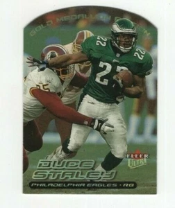 2000 FLEER ULTRA FOOTBALL GOLD MEDALLION - DUCE STALEY PHILADELPHIA EAGLES #209 - Picture 1 of 7