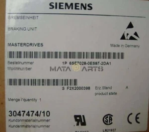 1PC NEW Siemens 510-650V 50kW Inverter 6SE7028-0ES87-2DA1 6SE7 028-0ES87-2DA1 - Picture 1 of 1