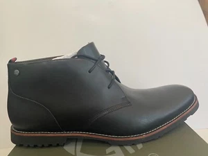 MSRP $145 TIMBERLAND MENS RICHDALE FULL GRAIN LEATHER CHUKKA BOOTS BLACK SZ 13 M - Picture 1 of 6