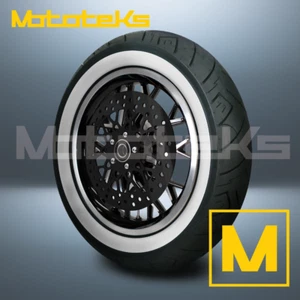 16X3.5 RAZOR MAG WHEEL BLACK MACHINE FOR HARLEY SOFTAIL SPORTSTER DYNA FRONT RIM - Picture 1 of 5
