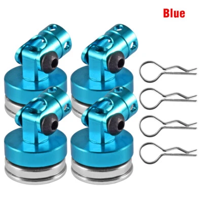 4Pcs Magnetic Invisible Metal Body Post RC Car Shell Mount Column Clips for 1/10 - Image 1 of 4
