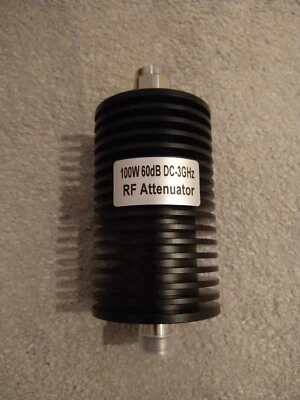 RF Coaxial Attenuator 100W 1-60dB N Type Connector Male to Female 3.0GHZ 50 Ohm - Image 1 of 4