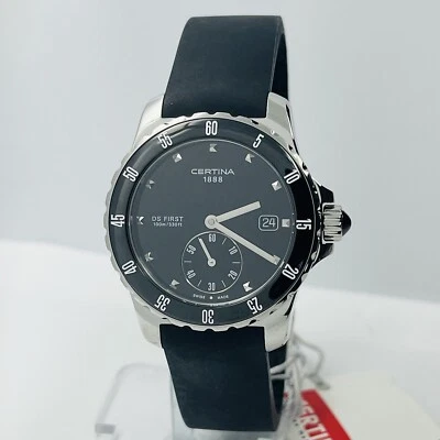 Reloj Certina DS First para mujer 35 mm acero cristal zafiro negro hecho en Suiza Foto 1 de 4