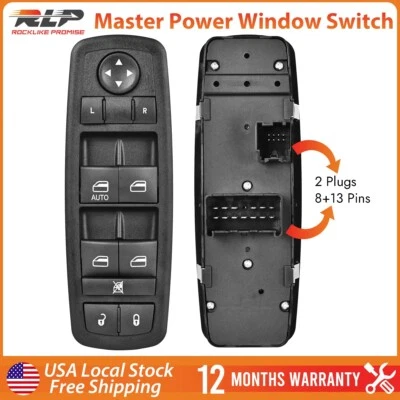 Driver Side Master Power Window Switch 68084001AD for 2011-2016 Dodge Journey - Image 1 of 4
