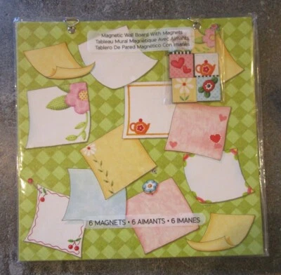 Studio 18 Magnetic Wall Board & 6 Magnets Mary Engelbreit Co New SEALED  - Image 1 of 4