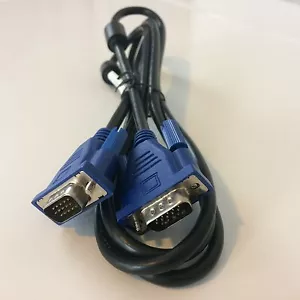 NEW 6ft VGA SVGA 15pin Video Cable Cord Connect Computer to Monitor PC TV - Picture 1 of 1