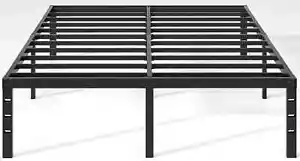 Metal Bed Frame for Queen Size Bed Metal Frame Heavy Duty Platform Bed Frame - Picture 1 of 8