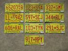 Bulk Lot of 10 New Mexico Yellow License Plate Plates NM (Lot 261SJC)