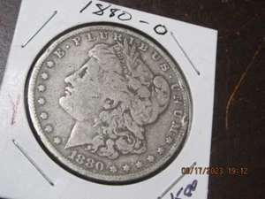 1880 O 90% MORGAN silver dollar ungraded - Picture 1 of 4