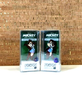 Juego de 2 FIGPIN #774 y #775 Chip & Dale Pins Parques Disney WDW 50 Aniversario - Imagen 1 de 1