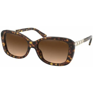 Coach Sunglass HC8286F 512074 58mm L1131 Dark Tortoise Brown Gradient - Picture 1 of 2
