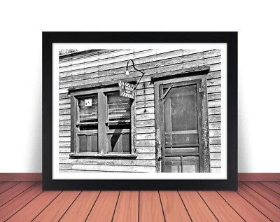 Framed c.1937 SCOTTS RUN, WEST VIRGINIA Barbershop Photo Picture 8x10 11x14 (W9) - Image 1 of 4
