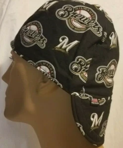 MLB Milwaukee Brewers Custom Made Construction, Welder, Pipe-fitter, Biker Hat - Picture 1 of 3
