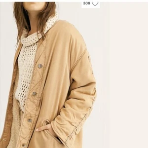 Free People Ivy Jacket Faux Shearling Lined NWT Small S Camel - Picture 1 of 4