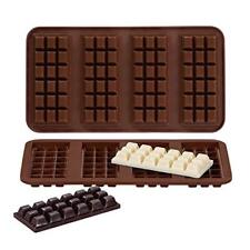 Chocolate Bar Mold Silicone Break Apart Candy Molds for 1 Oz Chunk