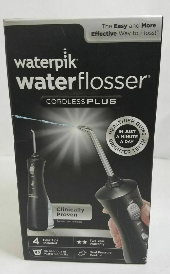 Waterpik WP-462 Waterflosser Cordless Plus - Black
