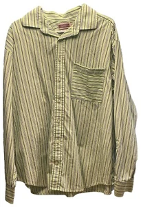 House Andrew Carrington Mens DRESS SHIRT Cotton Long Sleeve Woven ITALY XXL 2XL - Foto 1 di 9