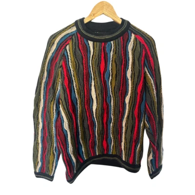 Vintage Coogi 90s Australia Knit Wool Sweater Unisex Bold Colourful Rare Jumper - Image 1 of 4