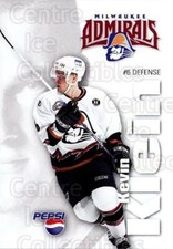 2005-06 Milwaukee Admirals Pepsi #10 Kevin Klein