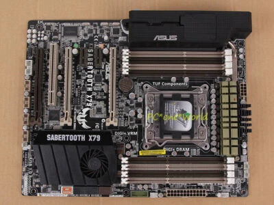 ASUS SABERTOOTH X79 LGA 2011 Socket DDR3 Intel X79 SATA 6Gb/s ATX Motherboard - Photo 1/4