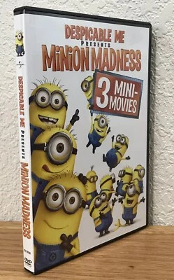 DESPICABLE ME PRESENTS: MINION MADNESS (DVD, 2011) 3 MINI-MOVIES ~ SEE PICS! - Image 1 of 4