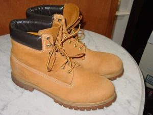 Hombres Timberland Cuero 10061 6 Pulgadas Premium Botas de Trigo! Talla 13 - Imagen 1 de 18