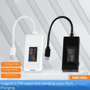 TypC USB Tester Spannung Strommesser Amperemeter DC 430V 6 5A für USB Ladegerä - Bild 1 von 16