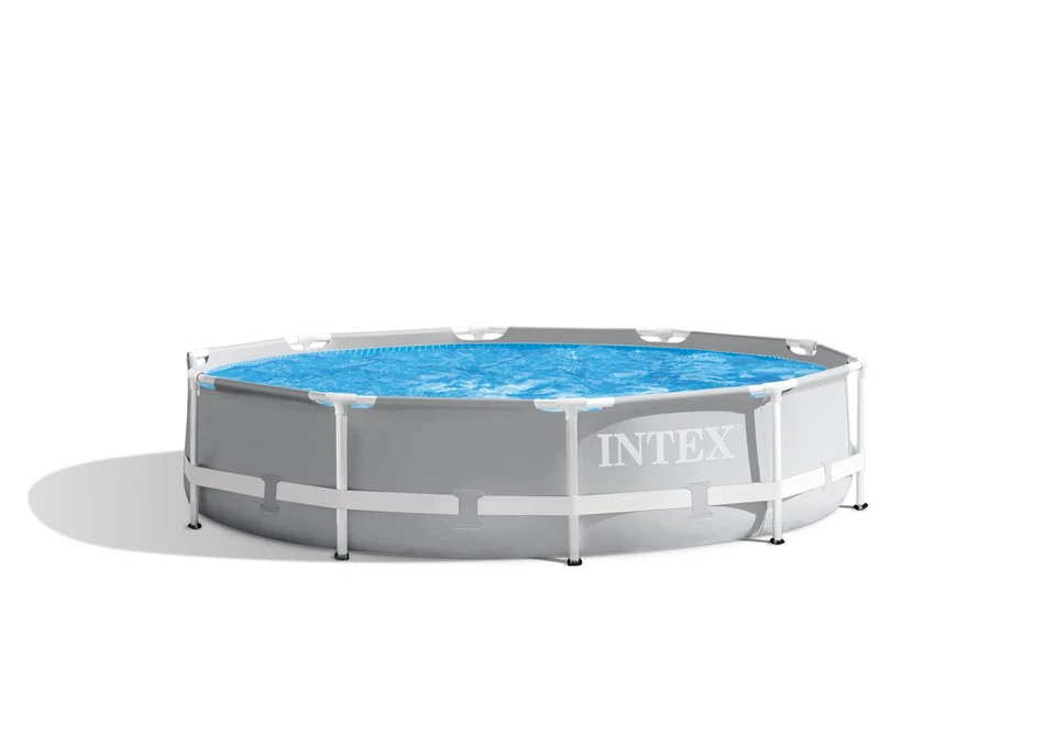 INTEX 26701EH Prism Frame Premium Above Ground Swimming Pool Set 10x30 - Blue - Image 1 of 4