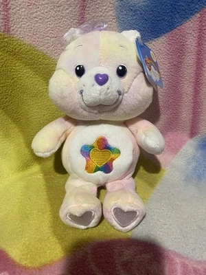 NWT 8" PLUSH 20TH ANN ANNIVERSARY TRUE HEART STAR CARE BEAR COLLETIBLE RETRO TOY - image 1 of 4