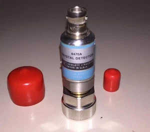 HP 8470A Crystal Detector APC7 TO BNC FEMALE 10 Mhz - 18 Ghz TESTATO Like New - Zdjęcie 1 z 4