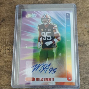 Myles Garrett Spectrum Auto /5 - Picture 1 of 2