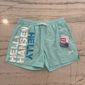 Helly Hansen Men's Size Large Blue Tint Cascais Quick Dry Swim Trunk NWT - Picture 1 of 11