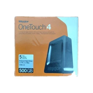 Seagate Maxtor OneTouch 4 500GB External 7200RPM (STM305004OTA3E1-RK) HDD - Afbeelding 1 van 6